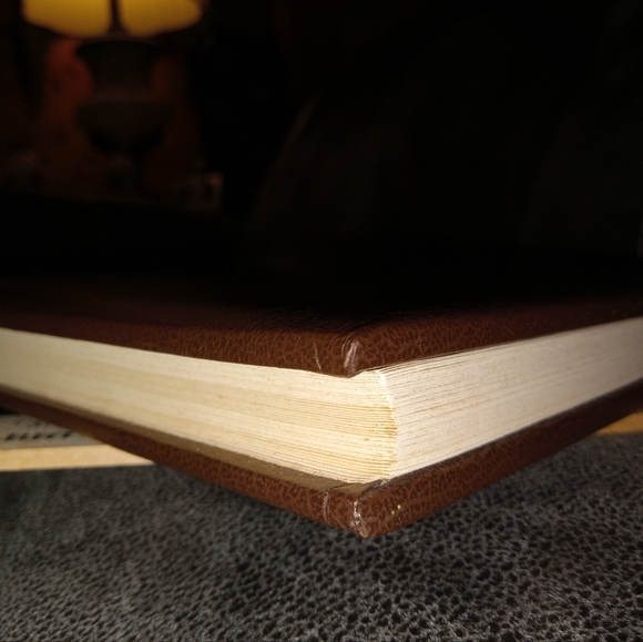 1981 Vintage Faux Leather Hardcover Mojave Crossing by Louis L'Amour - Picture 6 of 8